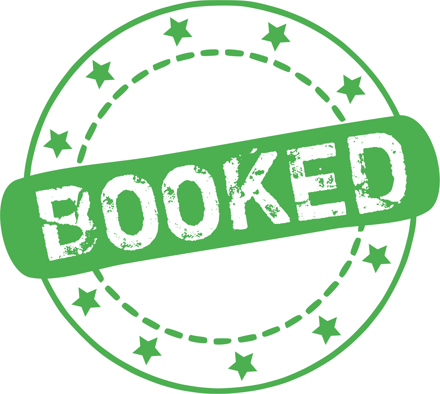 Booked Stamp Icon